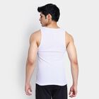 Men's 100% Cotton Gym T-Shirt , White, small